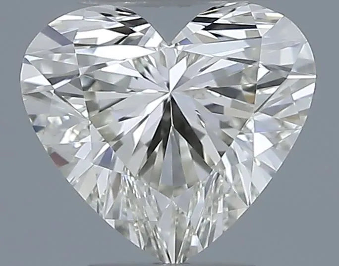 0.50ct Heart Natural Diamond (Colour J, Clarity IF, Cut VG, IGI Certified)