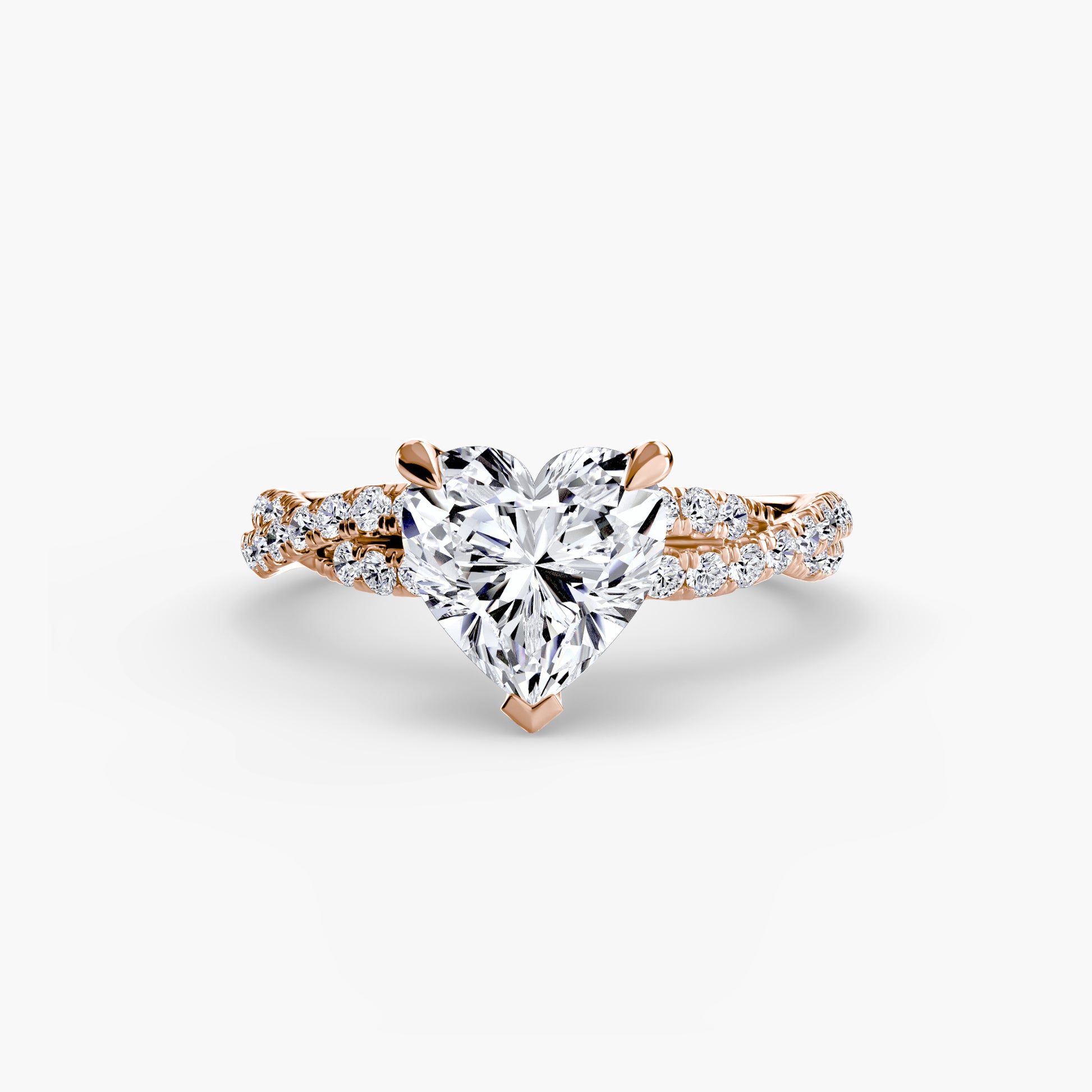 The Twisted Pavé Solitaire